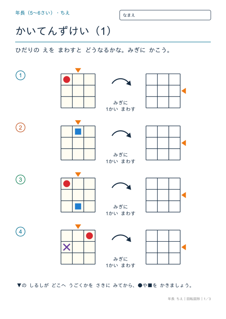 回転図形プリント